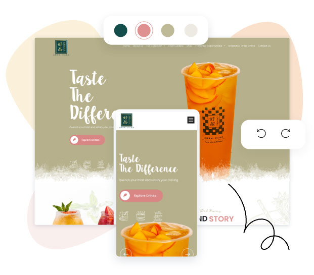 Desktop- und mobiles Webdesign
