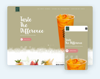 Beispiel 5 für individuelles Website-Design