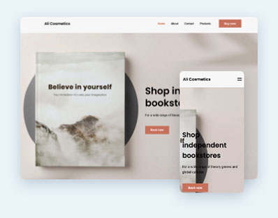 Beispiel einer Buchhandlung